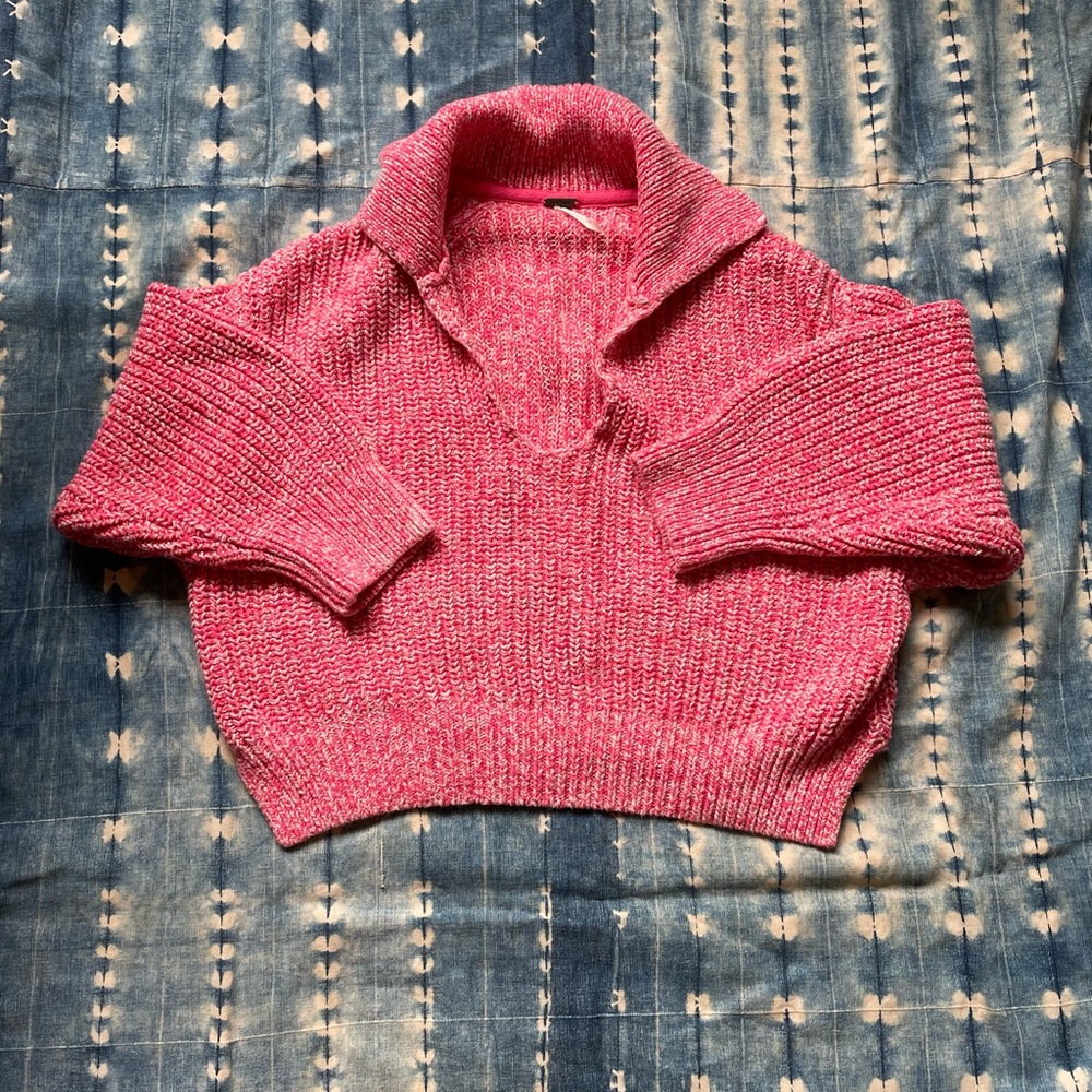 Free people cropped sweater